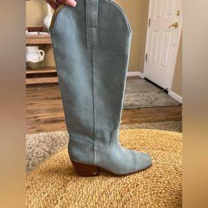 Sam Edelman Light blue suede boots